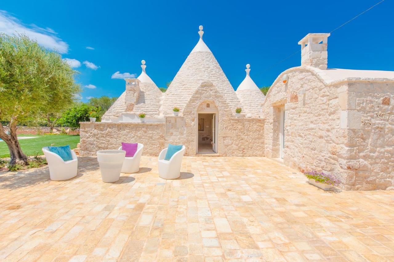 Trullo Zese Con Piscina Privata Villa San Michele Salentino Buitenkant foto