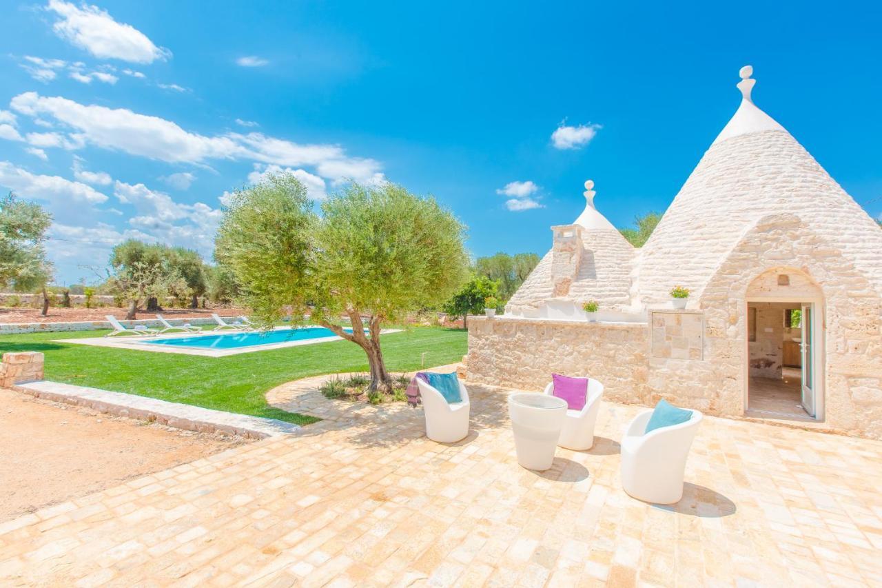 Trullo Zese Con Piscina Privata Villa San Michele Salentino Buitenkant foto