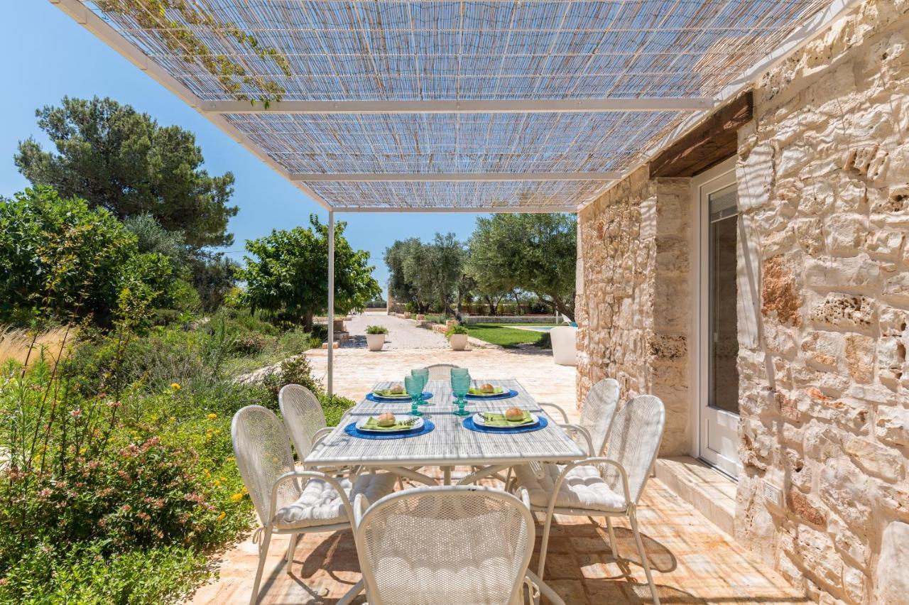 Trullo Zese Con Piscina Privata Villa San Michele Salentino Buitenkant foto