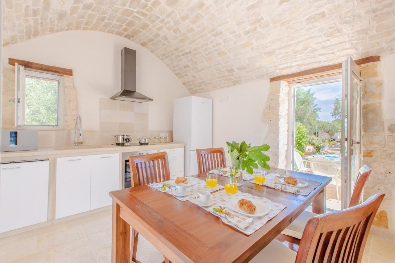 Trullo Zese Con Piscina Privata Villa San Michele Salentino Buitenkant foto