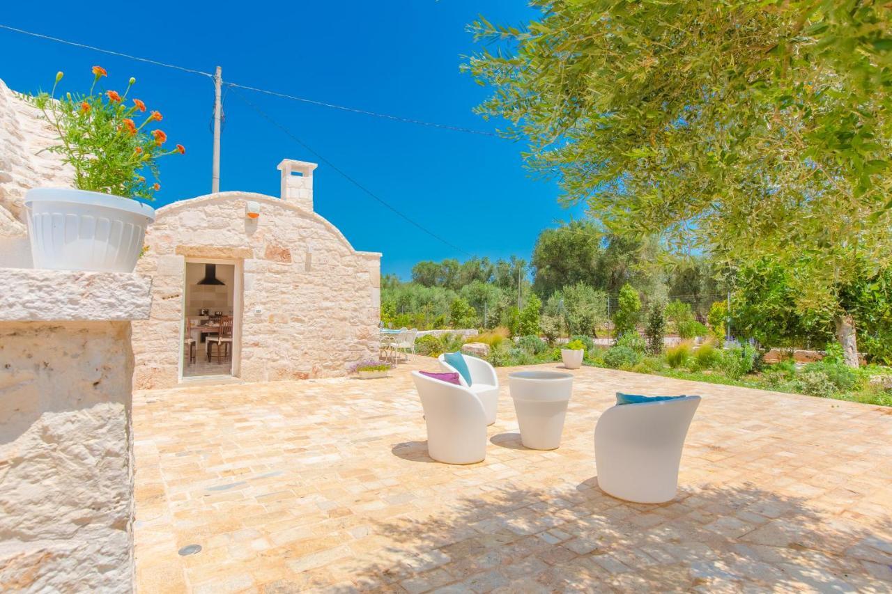 Trullo Zese Con Piscina Privata Villa San Michele Salentino Buitenkant foto